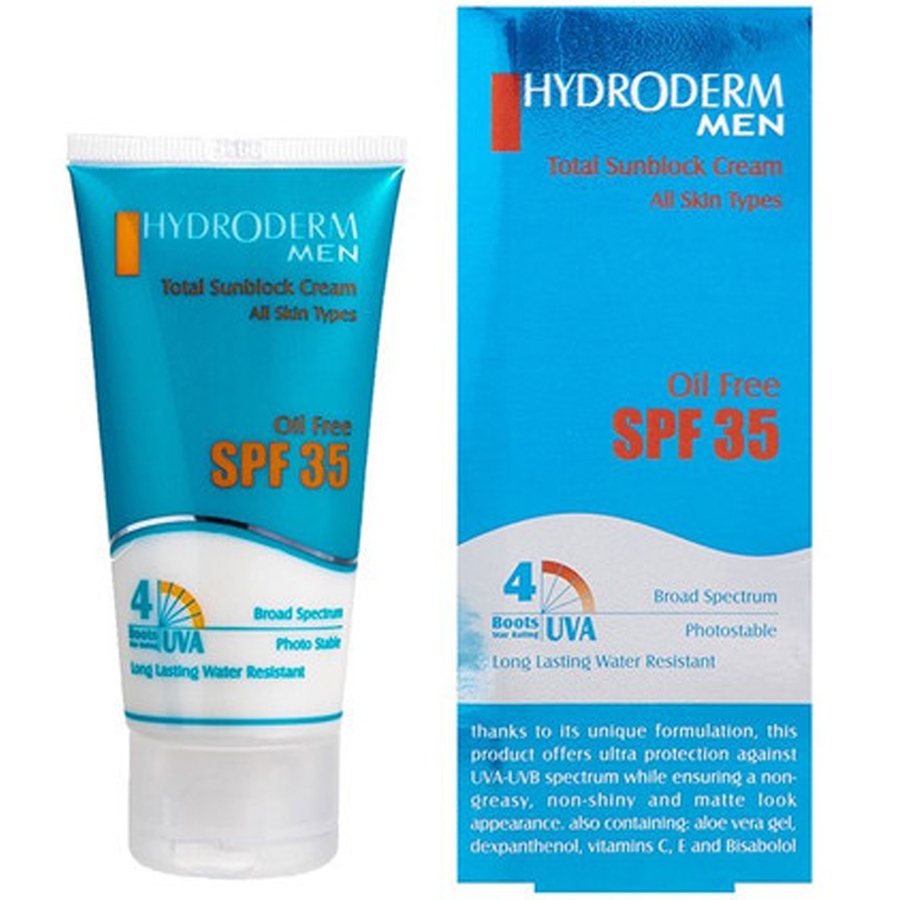 کرم ضد آفتاب SPF35 آقایان  هیدرودرم
